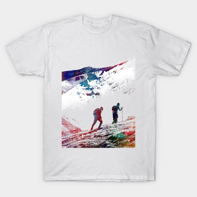 mountain hike #mountainhike T-Shirt by JBJart